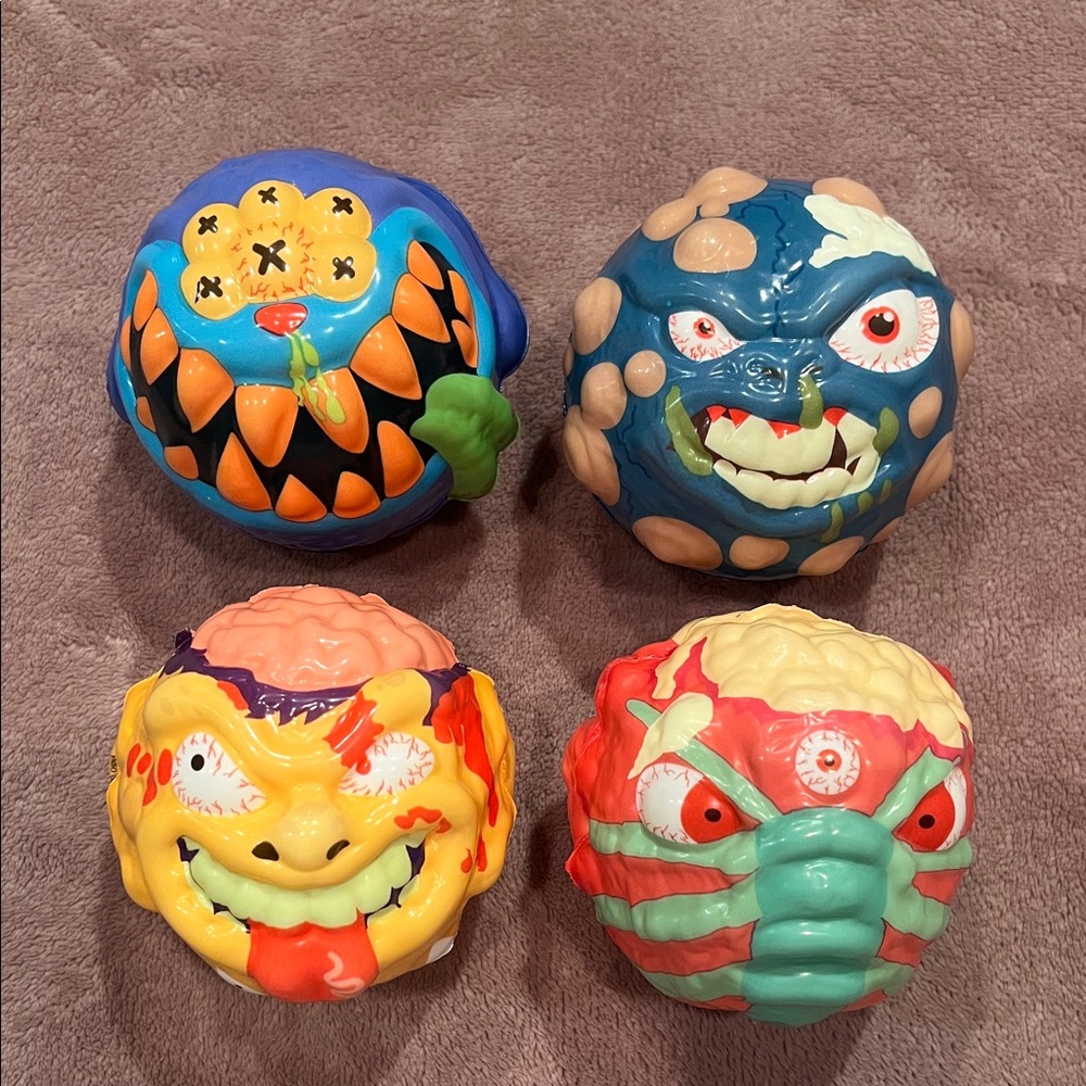 Mutant Monster Squeeze Balls Set - Multicolor